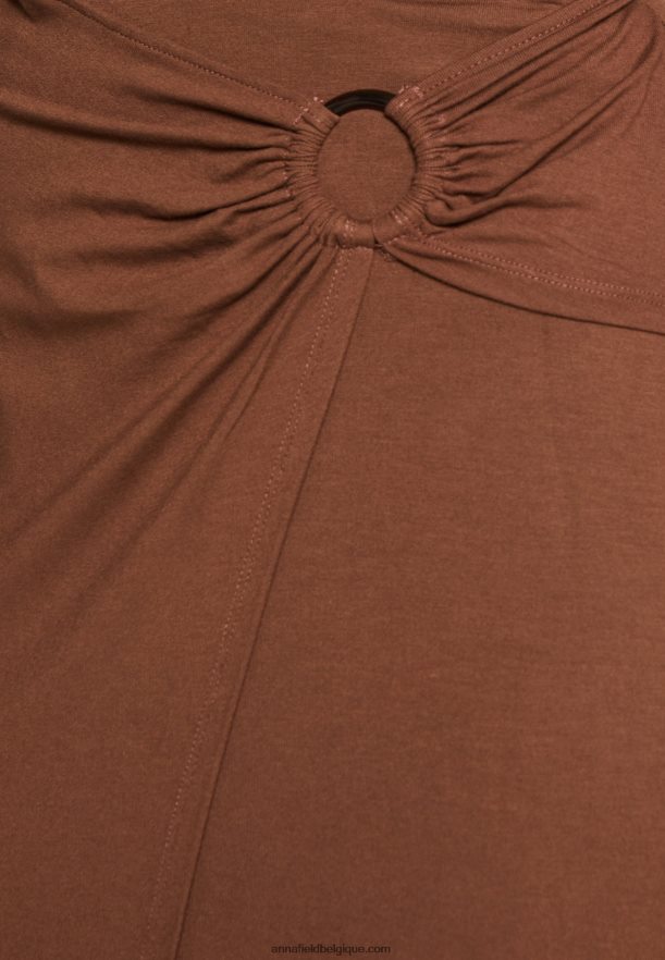 femmes jupe portefeuille marron foncé Anna FieldNHH26B814