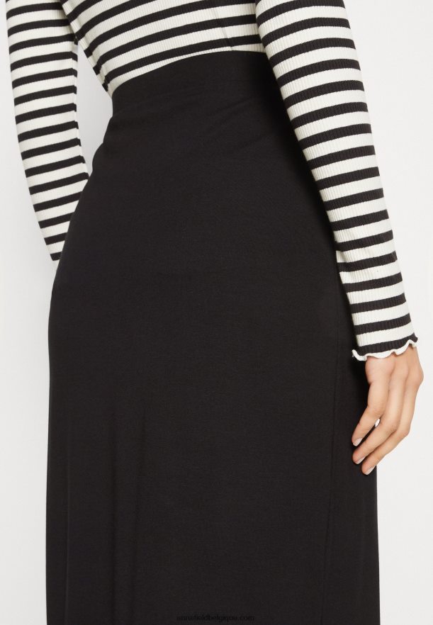 femmes jupe portefeuille noire Anna FieldNHH26B813