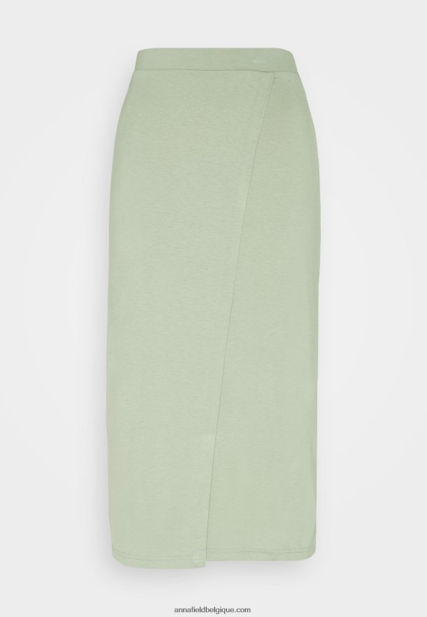 femmes jupe portefeuille vert clair Anna FieldNHH26B816