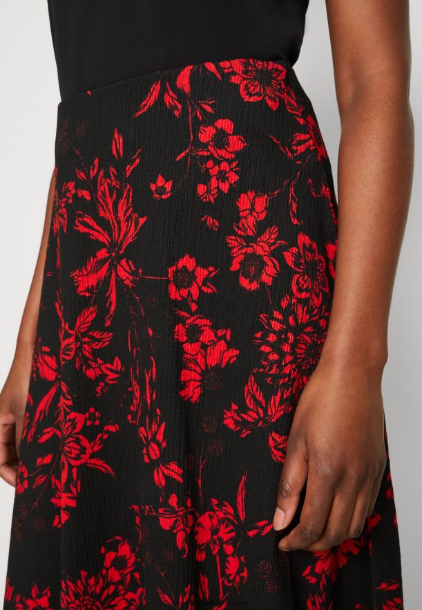 femmes jupe trapèze rouge/noir Anna FieldNHH26B784