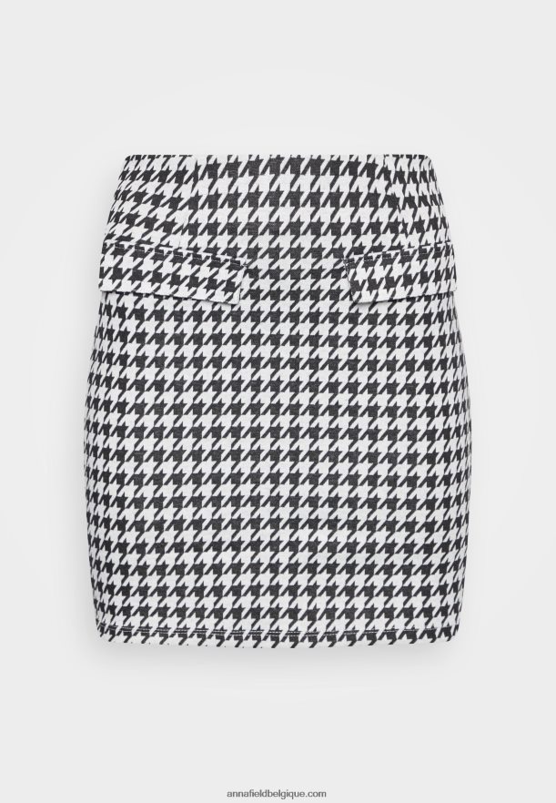 femmes mini jupe noir/blanc Anna FieldNHH26B792