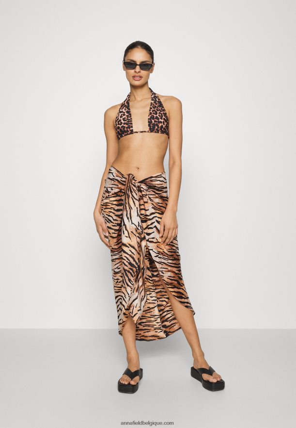 femmes paréo imprimé géo 917 multicolore jupe portefeuille multicolore Anna FieldNHH26B812