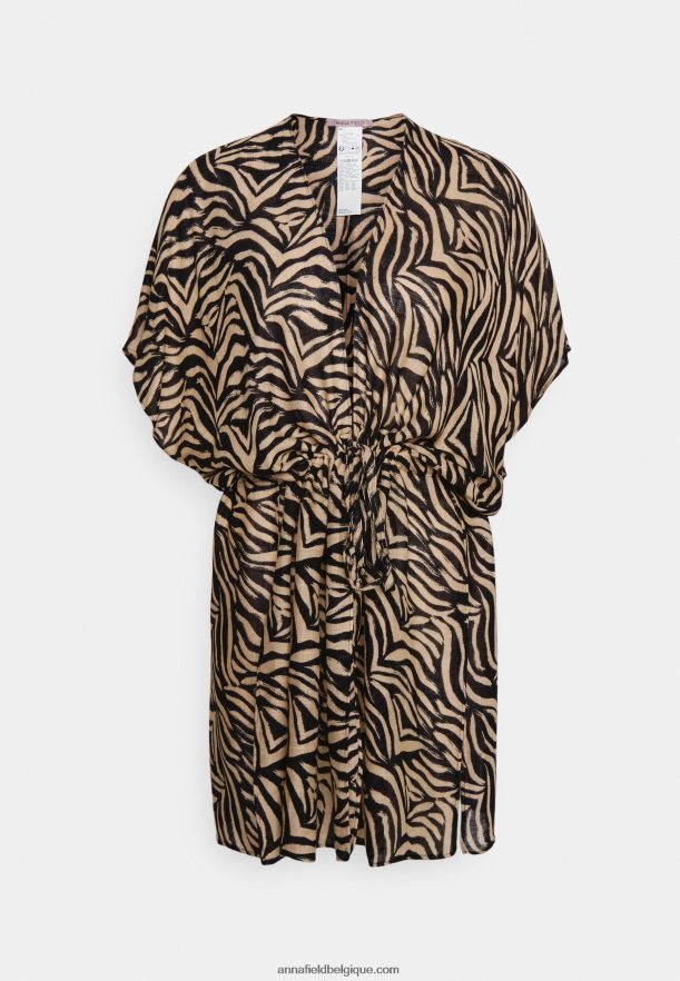 femmes accessoire de plage noir/beige Anna FieldNHH26B745