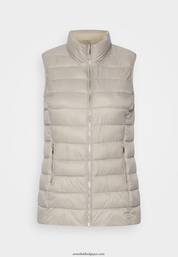 femmes gilet beige Anna FieldNHH26B729