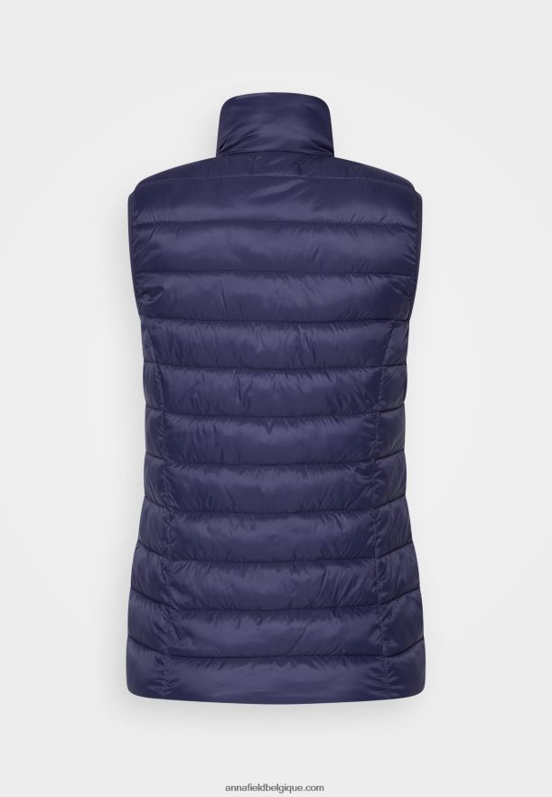femmes gilet bleu Anna FieldNHH26B730