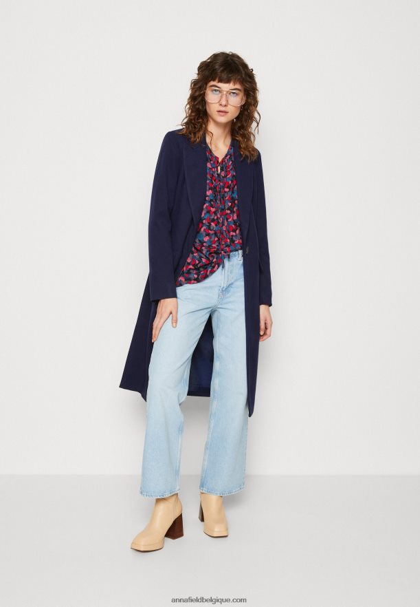 femmes manteau classique bleu foncé Anna FieldNHH26B910