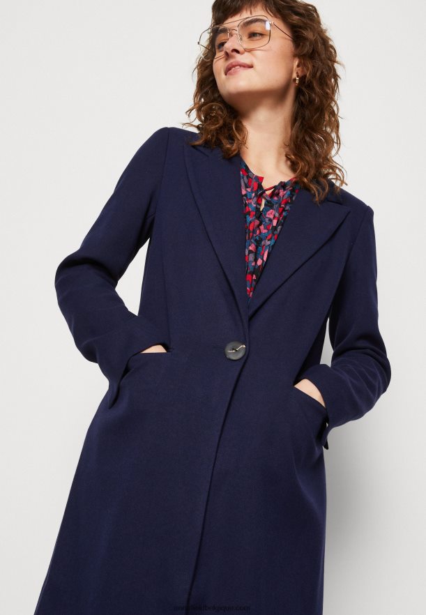 femmes manteau classique bleu foncé Anna FieldNHH26B910