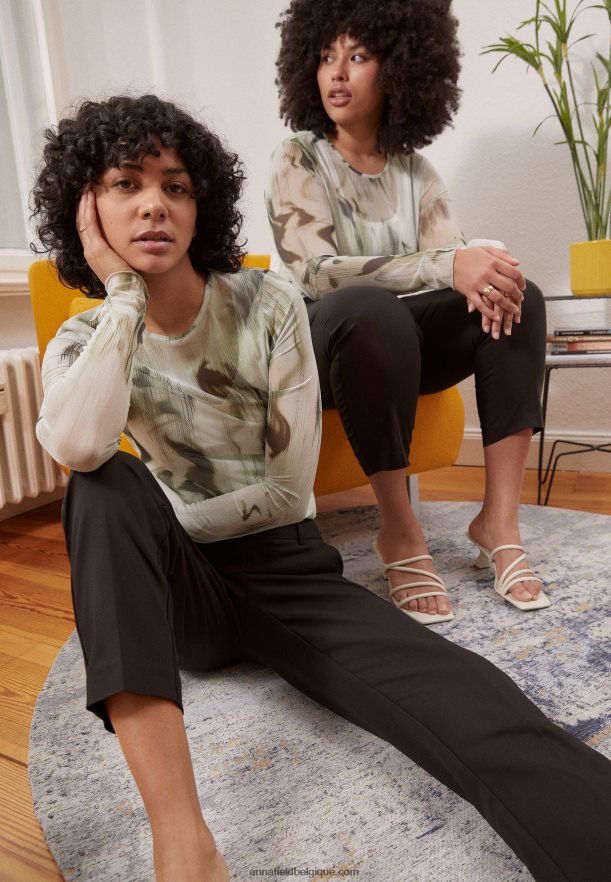 femmes chino noir Anna FieldNHH26B597