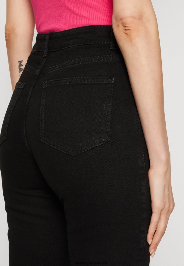 femmes jean droit en denim noir Anna FieldNHH26B665