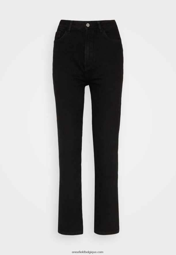 femmes jean droit en denim noir Anna FieldNHH26B665