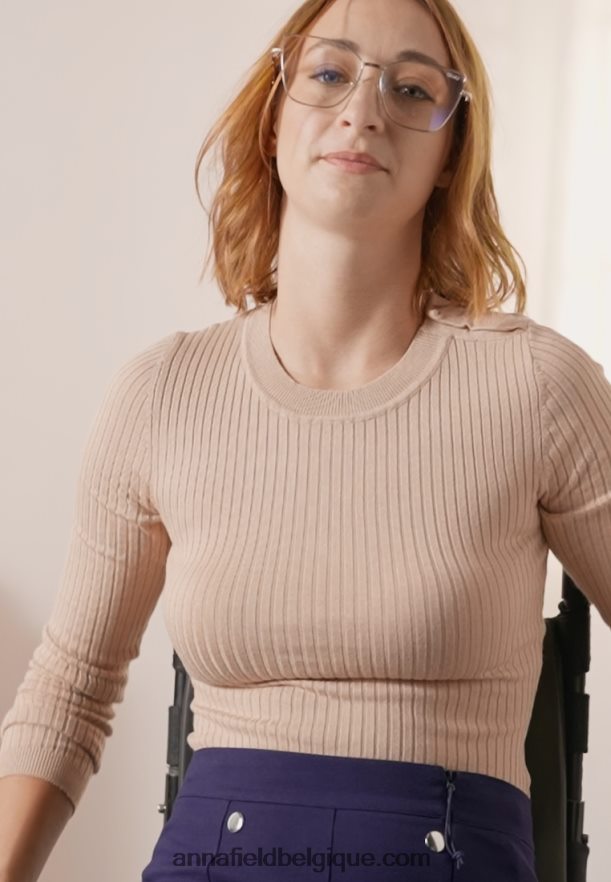 femmes pantalon bleu foncé Anna FieldNHH26B643