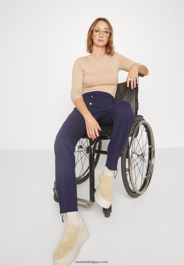 femmes pantalon bleu foncé Anna FieldNHH26B643