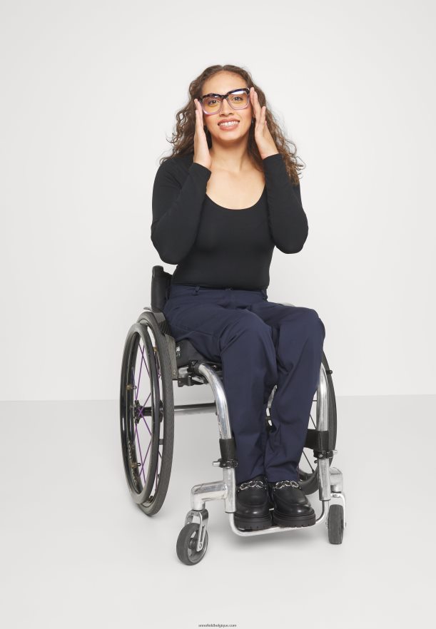 femmes pantalon bleu foncé Anna FieldNHH26B647