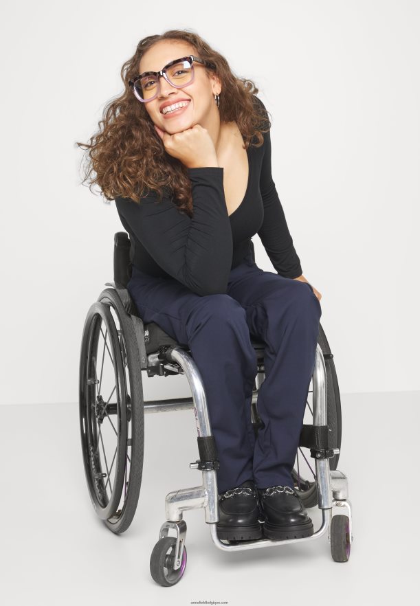 femmes pantalon bleu foncé Anna FieldNHH26B647