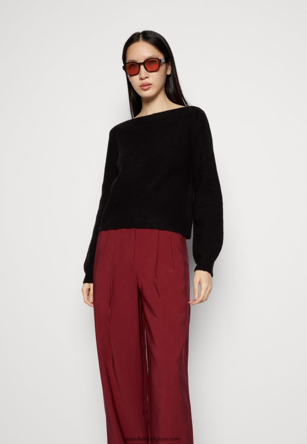 femmes pantalon bordeaux Anna FieldNHH26B606