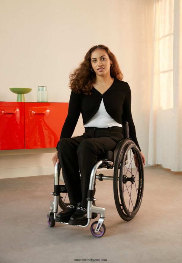 femmes pantalon noir Anna FieldNHH26B642