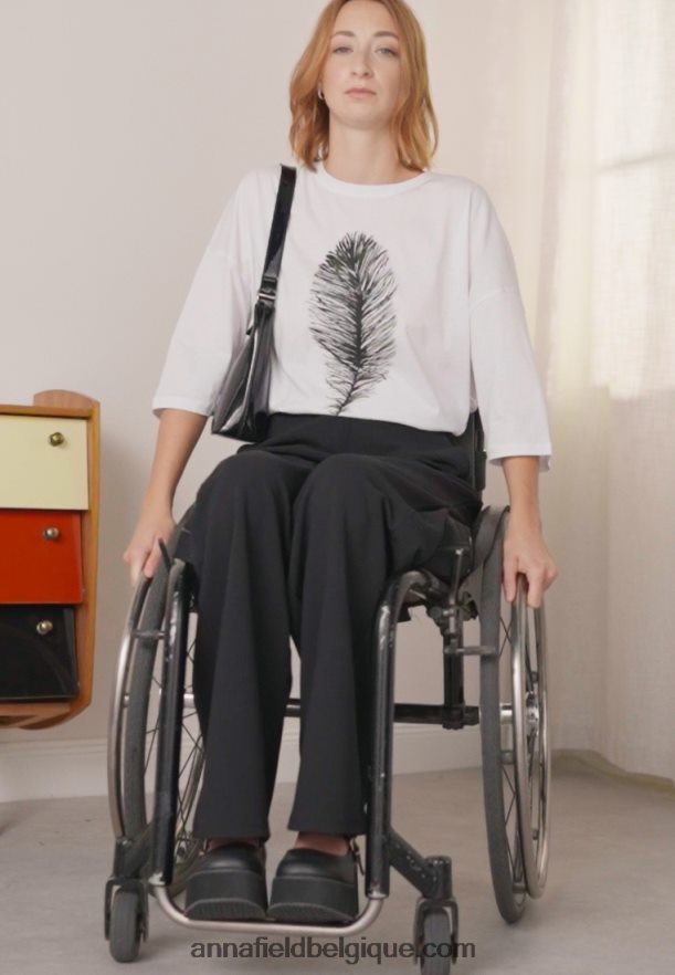 femmes pantalon noir Anna FieldNHH26B648