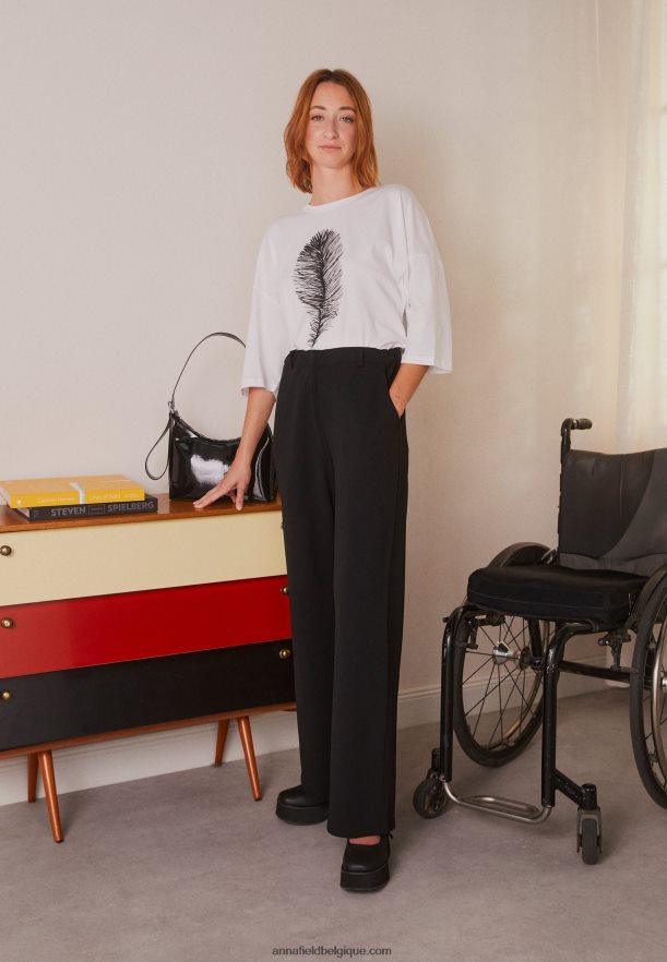 femmes pantalon noir Anna FieldNHH26B648