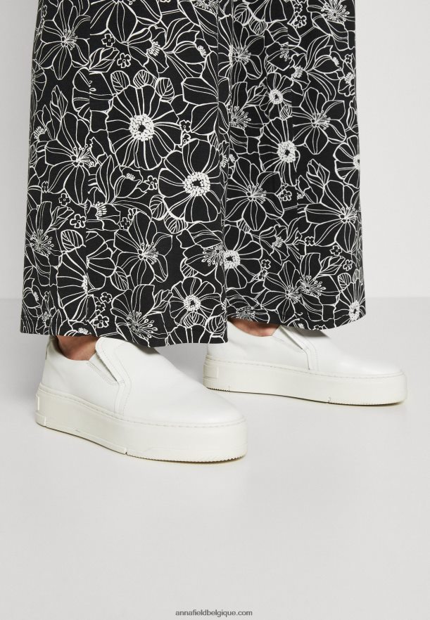 femmes pantalon noir/blanc Anna FieldNHH26B624