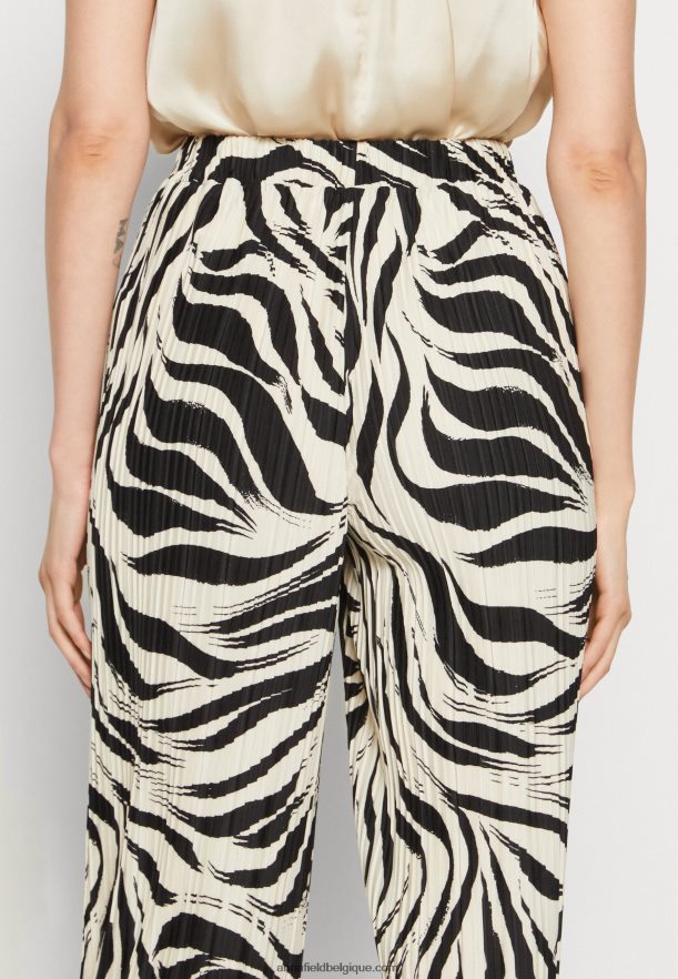 femmes pantalon noir/blanc cassé Anna FieldNHH26B622