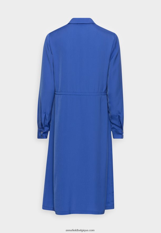 femmes robe chemise bleue Anna FieldNHH26B86