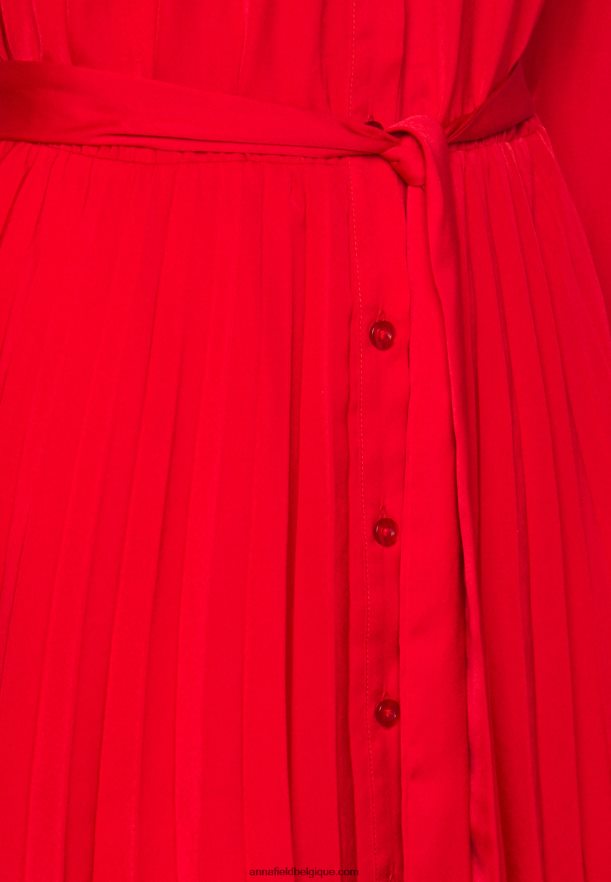 femmes robe chemise rouge foncé Anna FieldNHH26B85