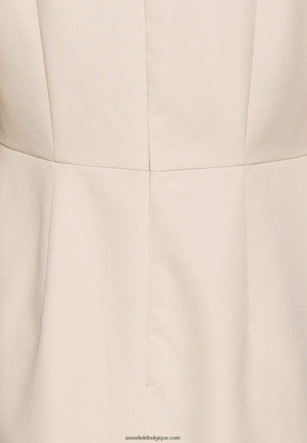 femmes robe de cocktail robe de soirée beige Anna FieldNHH26B37