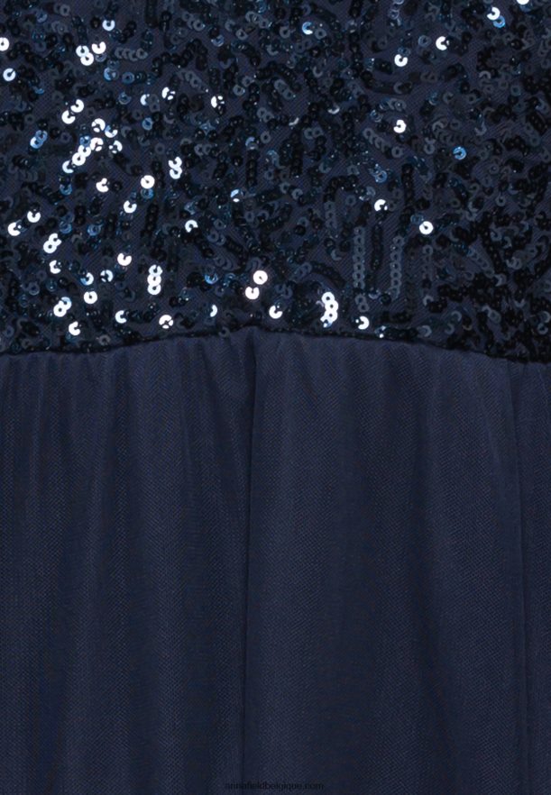 femmes robe de cocktail robe de soirée bleu foncé Anna FieldNHH26B40