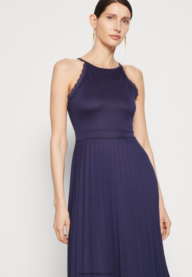 femmes robe de cocktail robe de soirée bleu foncé Anna FieldNHH26B45