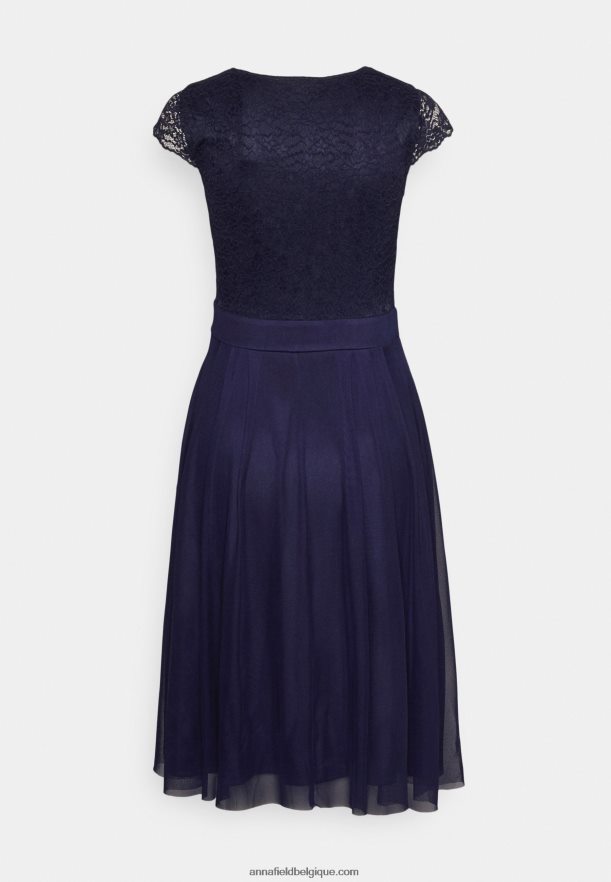 femmes robe de cocktail robe de soirée bleu foncé Anna FieldNHH26B69