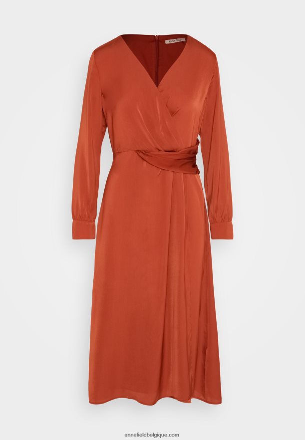 femmes robe de cocktail robe de soirée marron Anna FieldNHH26B54