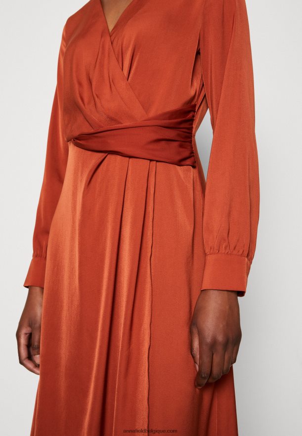 femmes robe de cocktail robe de soirée marron Anna FieldNHH26B54