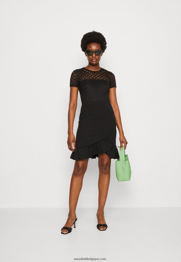 femmes robe de cocktail robe de soirée noir Anna FieldNHH26B60