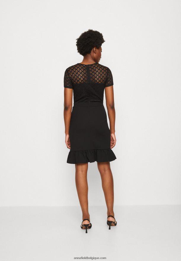 femmes robe de cocktail robe de soirée noir Anna FieldNHH26B60