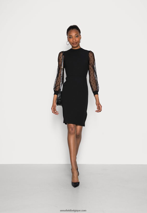 femmes robe de cocktail robe de soirée noir Anna FieldNHH26B70
