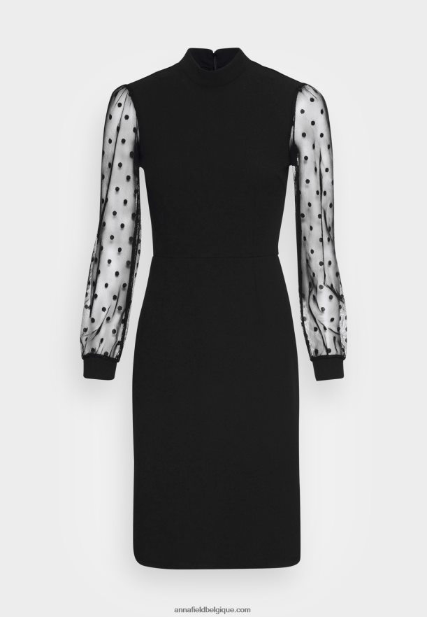 femmes robe de cocktail robe de soirée noir Anna FieldNHH26B70