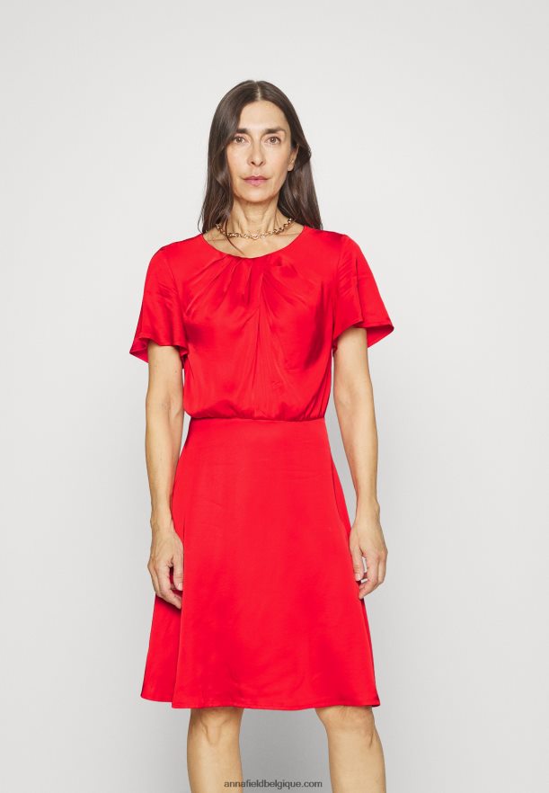 femmes robe de cocktail robe de soirée rouge Anna FieldNHH26B62