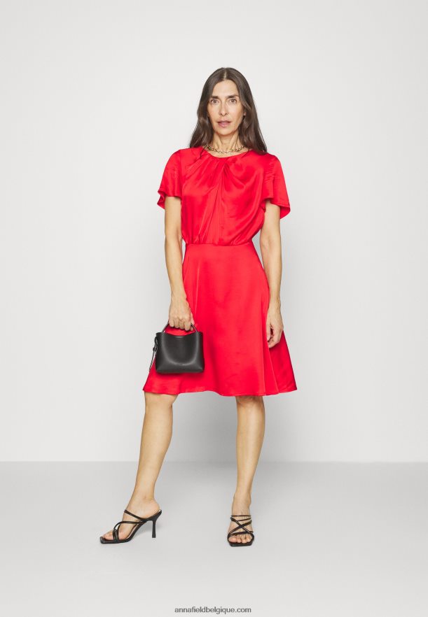 femmes robe de cocktail robe de soirée rouge Anna FieldNHH26B62