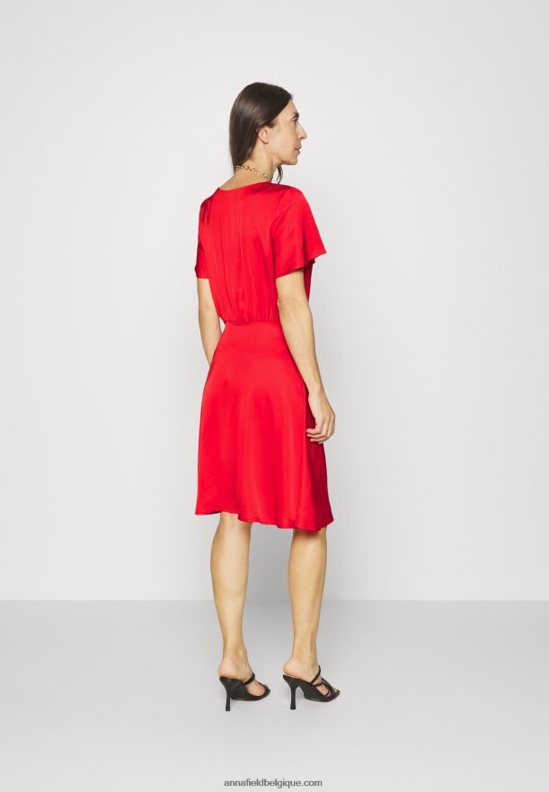 femmes robe de cocktail robe de soirée rouge Anna FieldNHH26B62