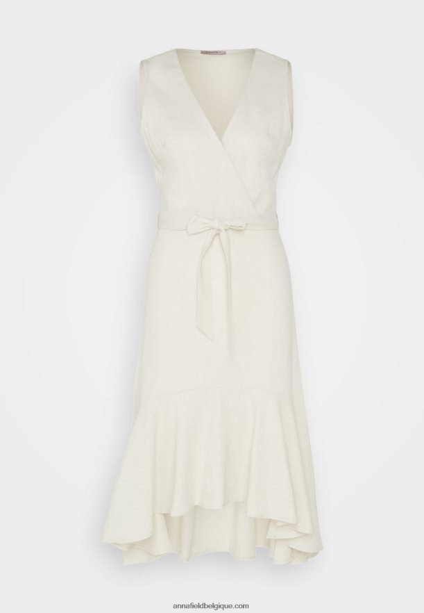 femmes robe de jour beige Anna FieldNHH26B16