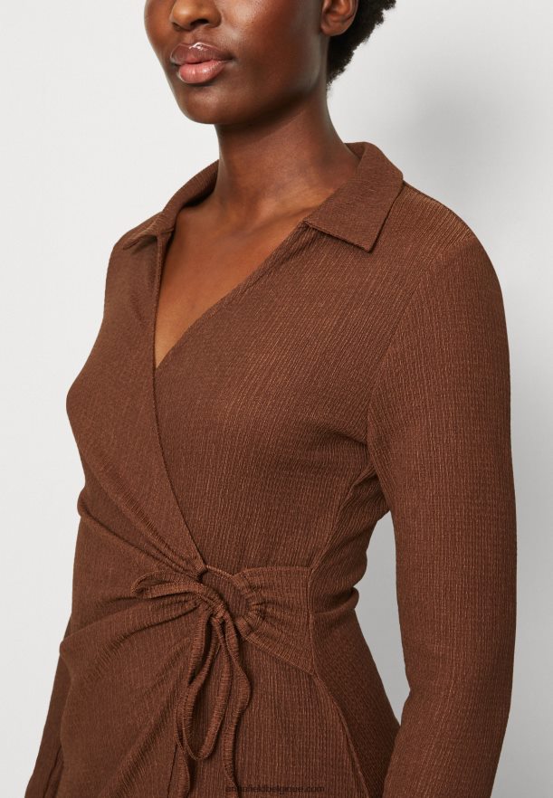 femmes robe de jour marron foncé Anna FieldNHH26B13