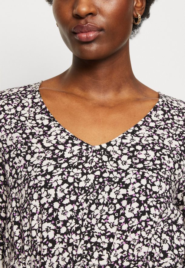 femmes robe de jour noir/blanc Anna FieldNHH26B25