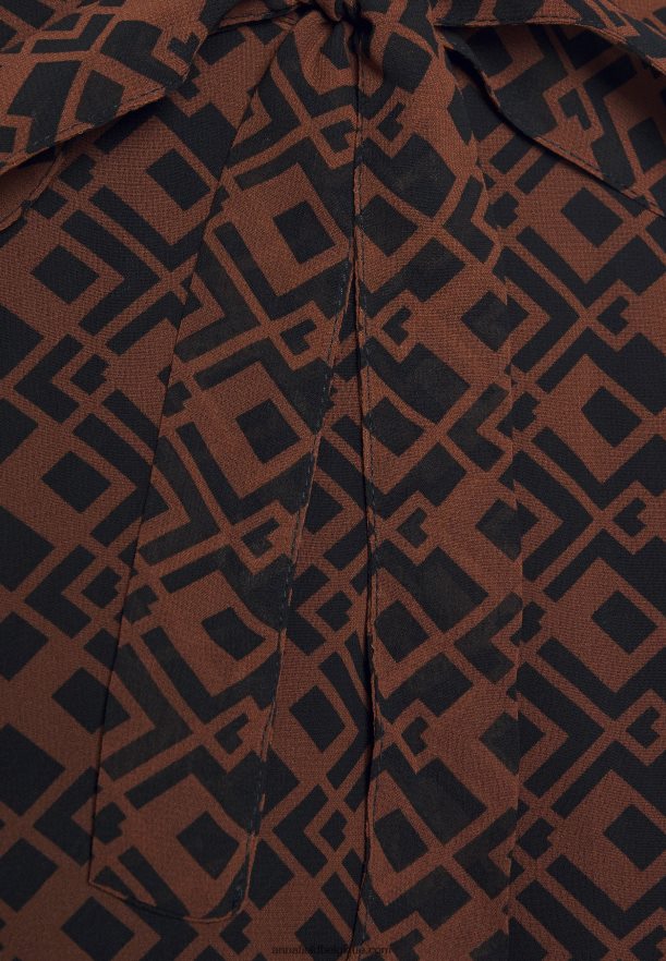 femmes robe de jour noir/marron Anna FieldNHH26B5