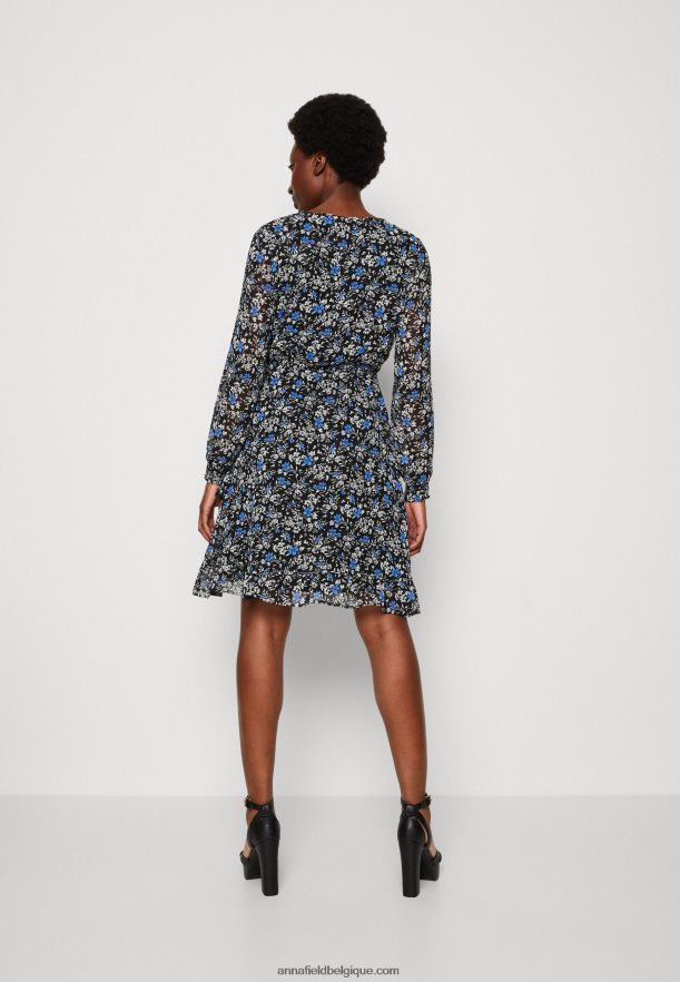 femmes robe de jour noir/multicolore Anna FieldNHH26B27