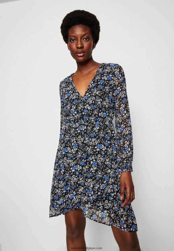 femmes robe de jour noir/multicolore Anna FieldNHH26B27