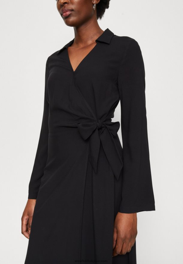 femmes robe de jour noire Anna FieldNHH26B21