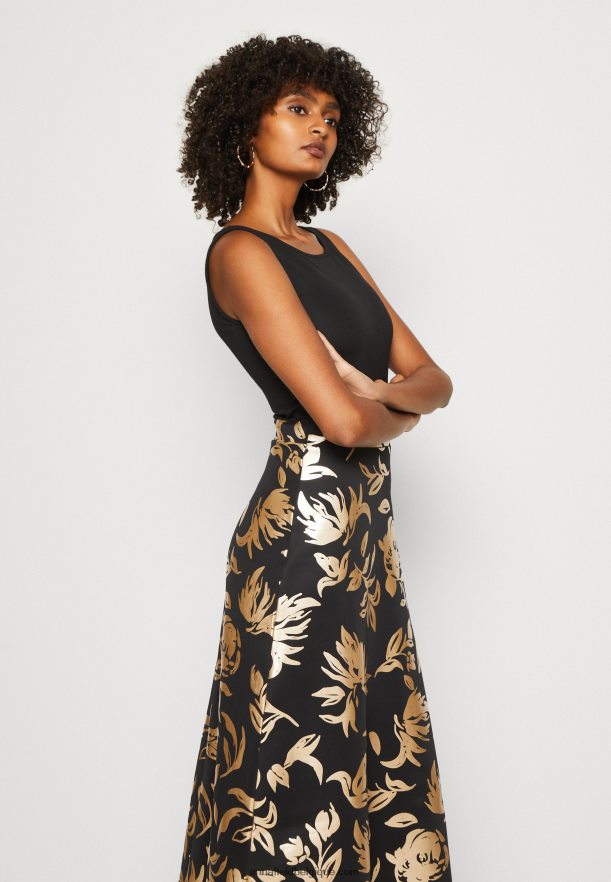 femmes robe de jour noire Anna FieldNHH26B24