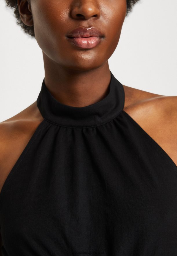 femmes robe de jour noire Anna FieldNHH26B26