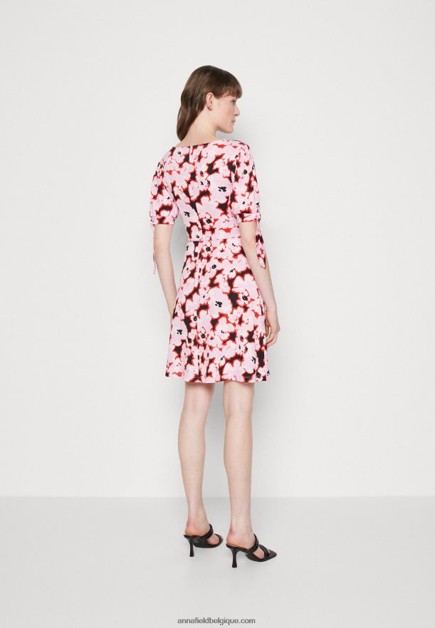 femmes robe de jour rose Anna FieldNHH26B30