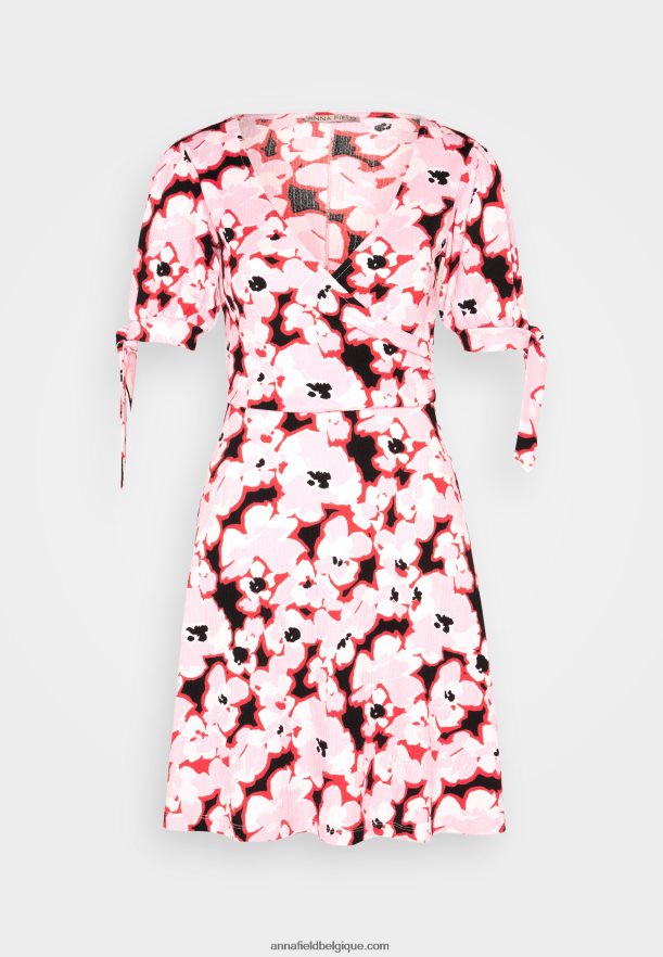 femmes robe de jour rose Anna FieldNHH26B30